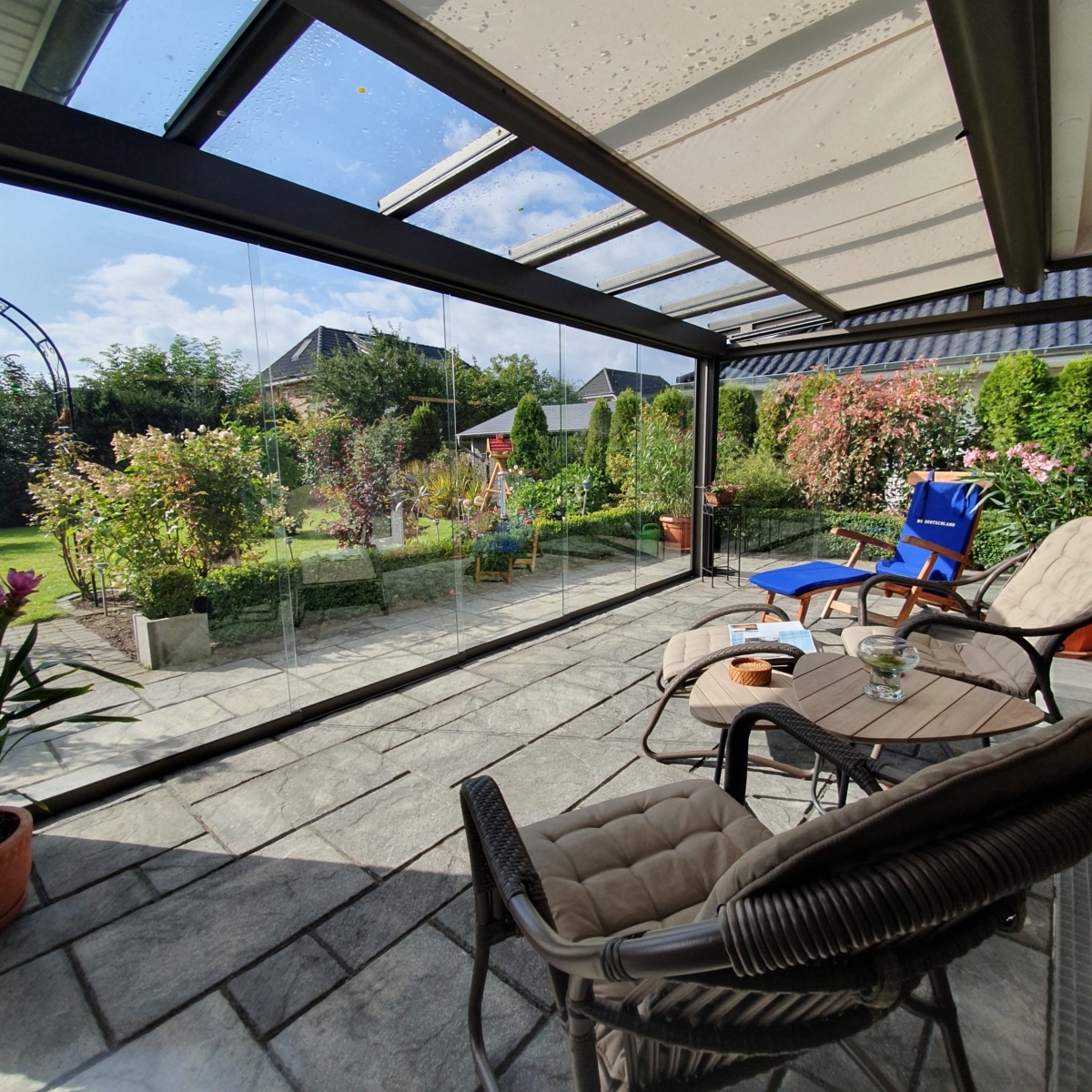 Kaltwintergarten Hamburg terrassenüberdachung