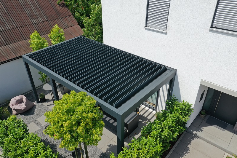 Lamellen Terrassendach lamellen terrassendach