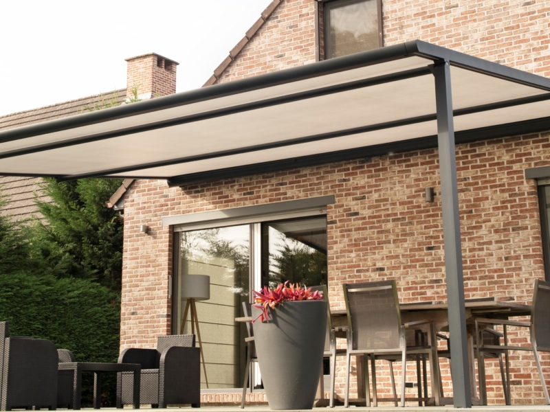pergola-markise pergola markise wetterfest