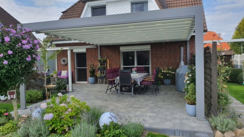 Pergola Markise regenfest markise regendicht