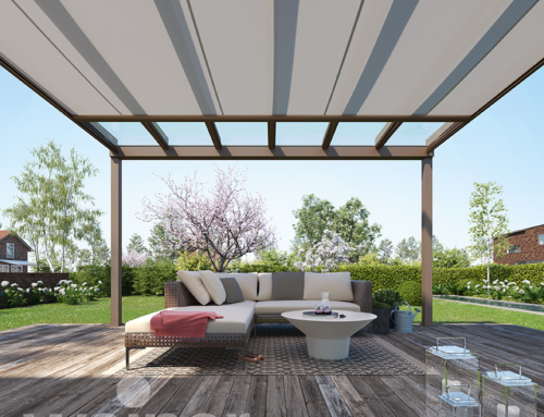 Terrassendach mit Sonnenschutz