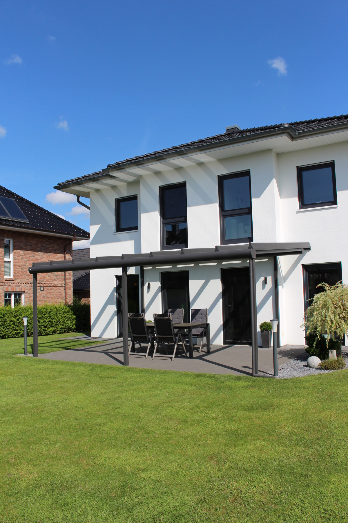 terrassenueberdachung aluminium glas