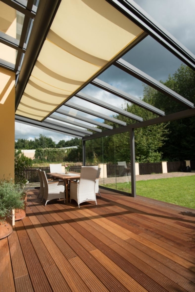 terrassenueberdachung aluminium glas
