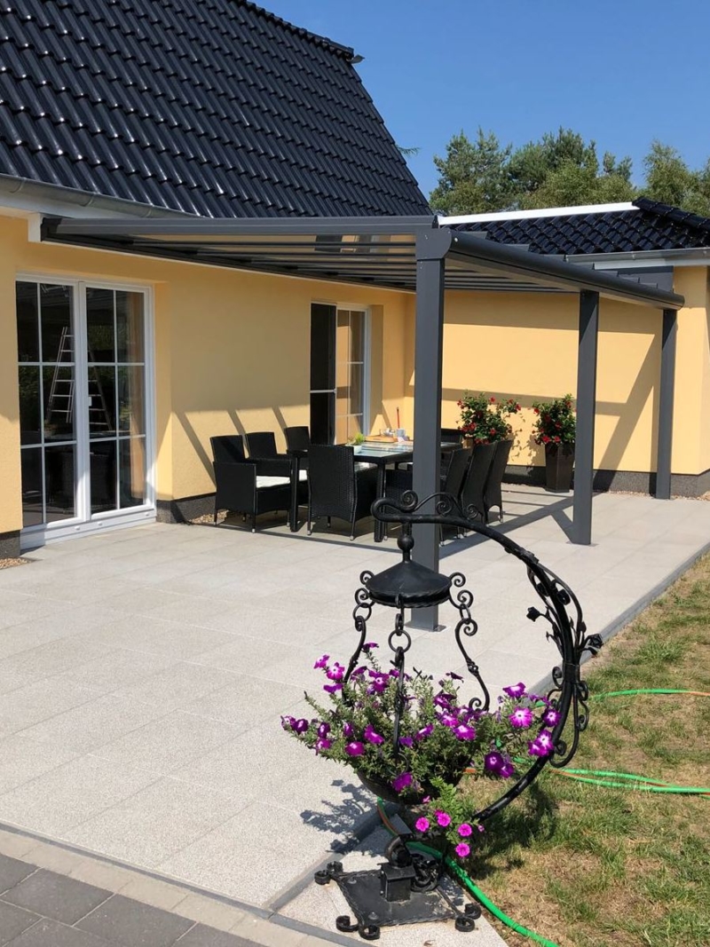montage am dachueberstand