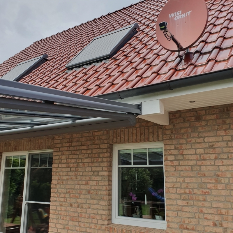 terrassenueberdachung am gesims